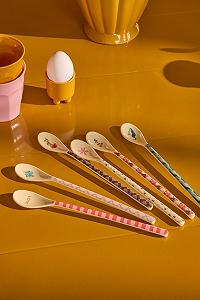 Ложки для риса Latte Melamine All You Need is Love and Prints Набор из 6 штук synthetic.ua - Фото 1