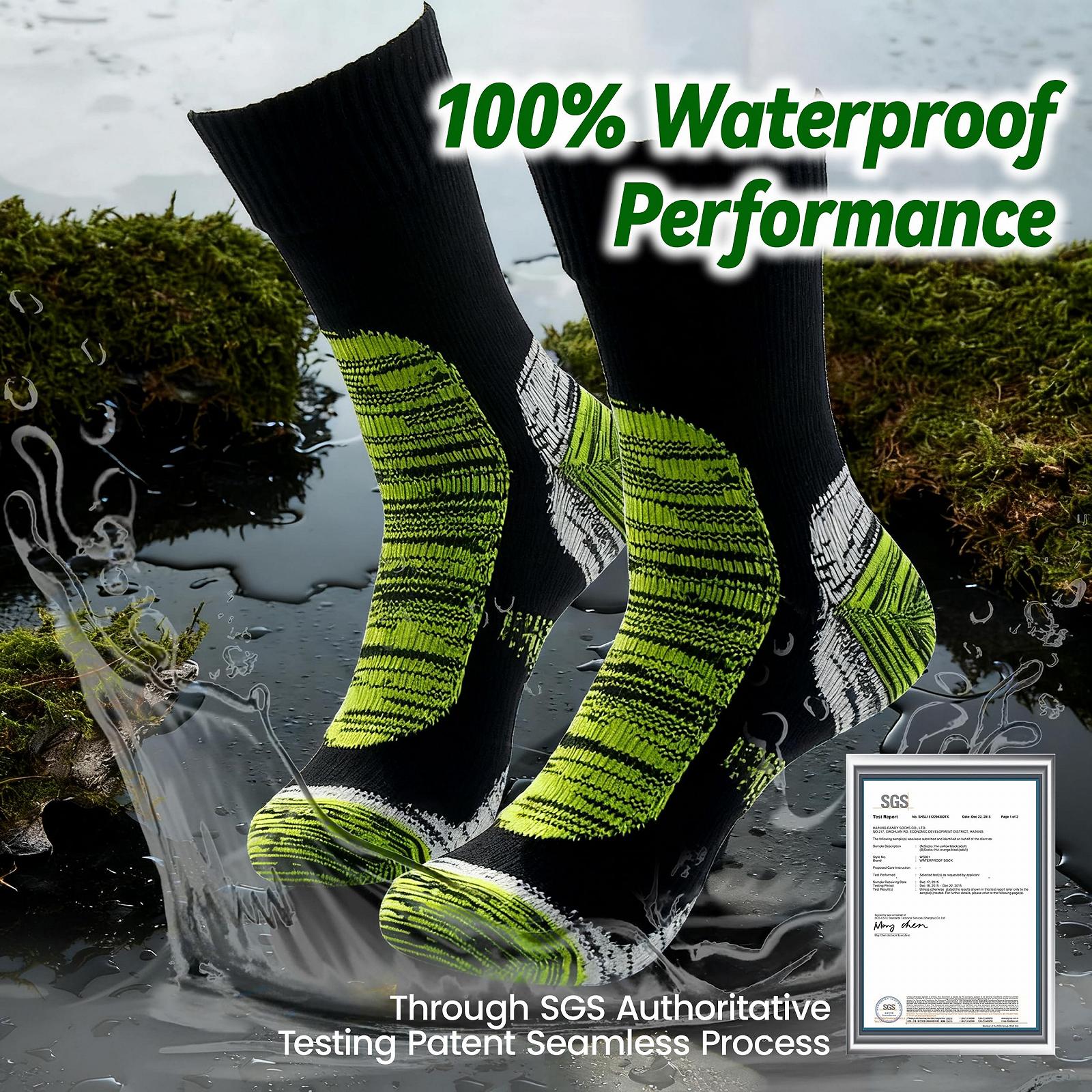 Водонепроницаемые дышащие носки RANDY SUN Novum Wir wandern. Trekking Hiking Wading Trail Socks Unisex, 1 пара, фото №2
