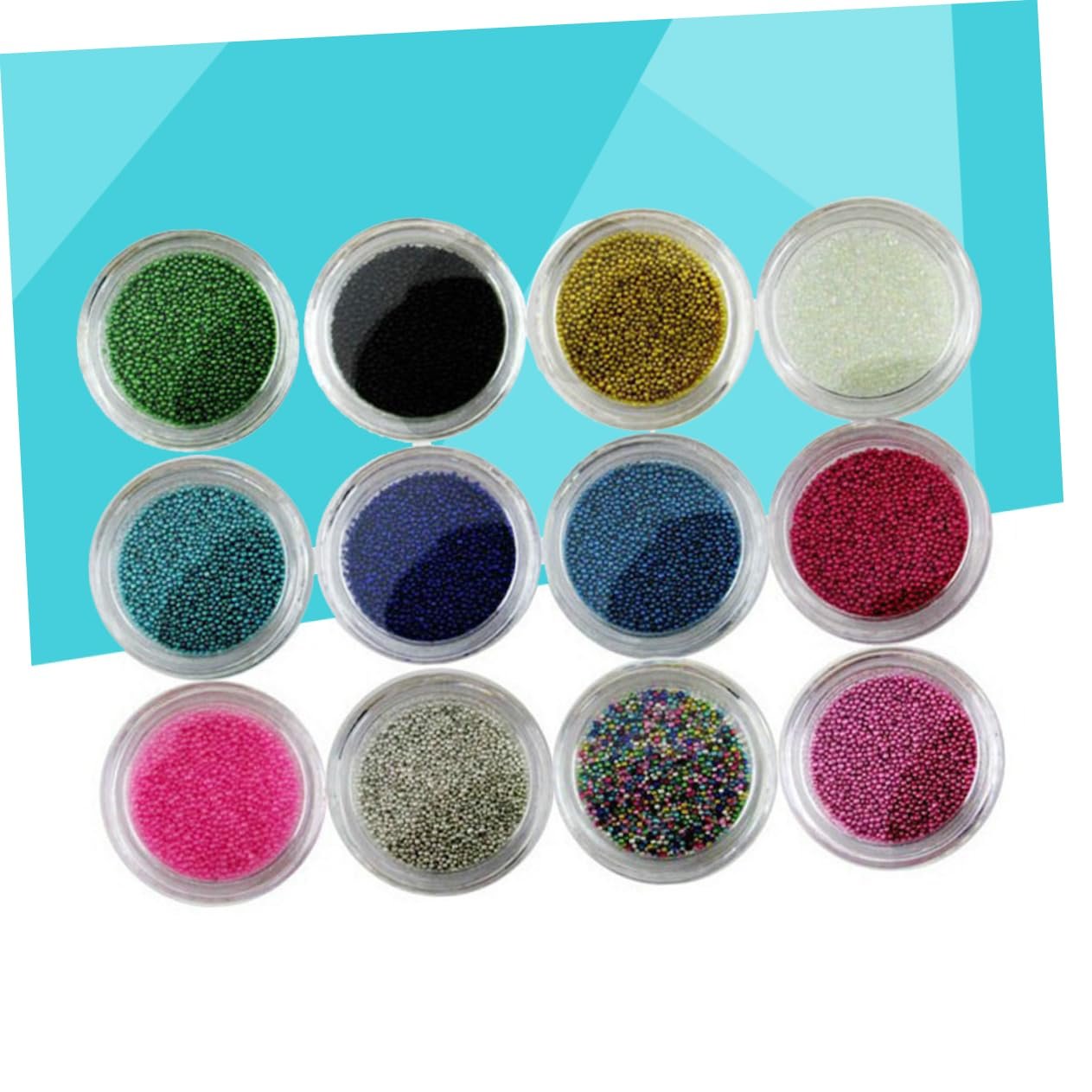 Ножницы FRCOLOR, 12 жемчужных шариков для ногтей, шарики для ногтей, мини-шарики для ногтей, разноцветные шарики для ногтей, икра, золотые и серебряные бусины, стальные шарики, фото №6