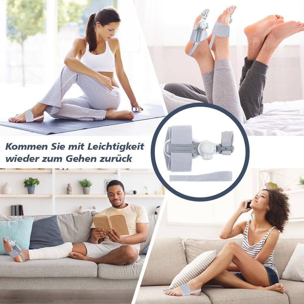 Шина для корекції Hallux Valgus Регульована з нековзним ремінцем на п'яті для корекції вальгусної деформації, фото №7