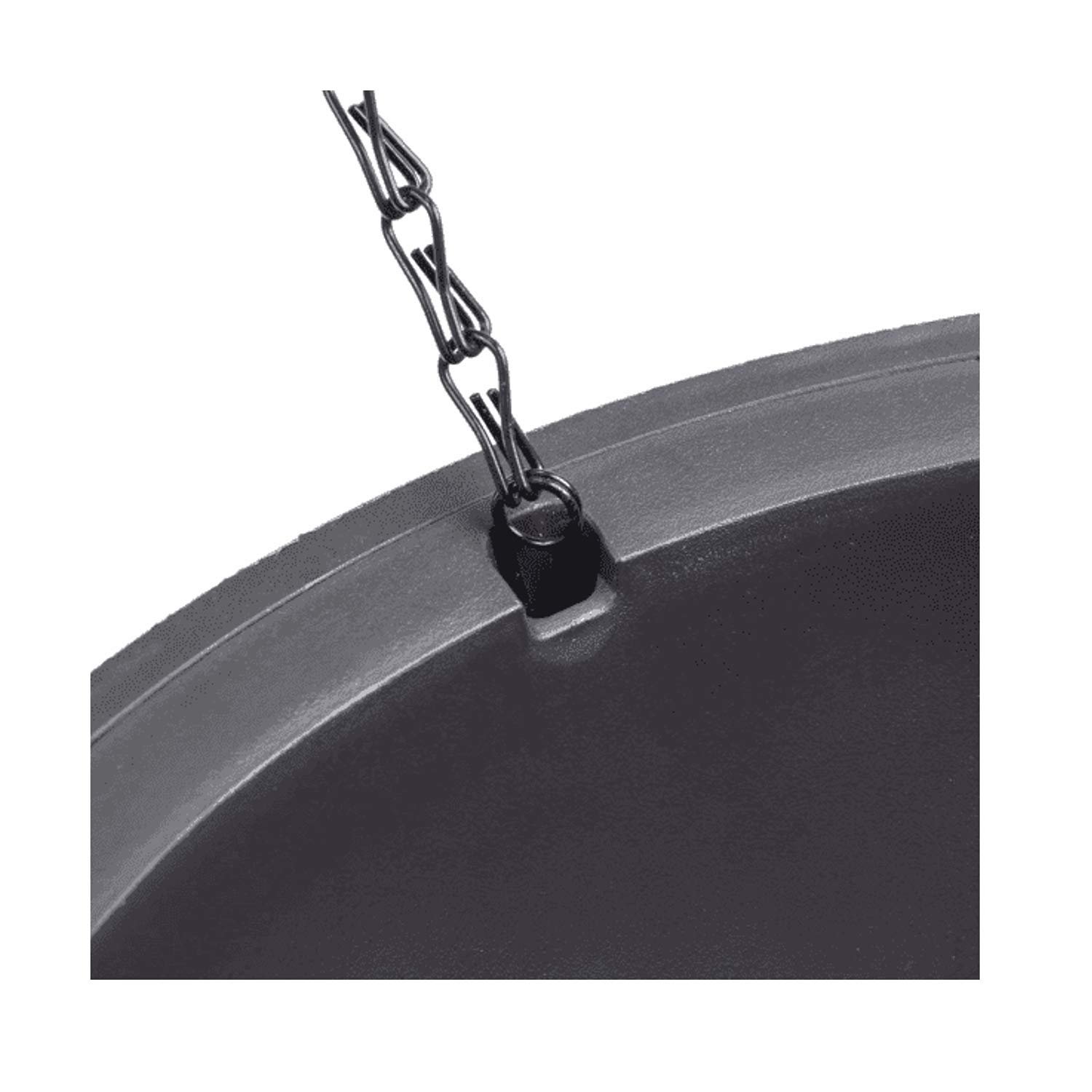 Підвісний вазон Keter з підвісним ланцюгом 1 шт антрацит, фото №3