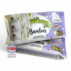 Влажные салфетки Millis Bamboo Baby Sensitive для чувствительной кожи - 5 x 60 штук - Фото 1