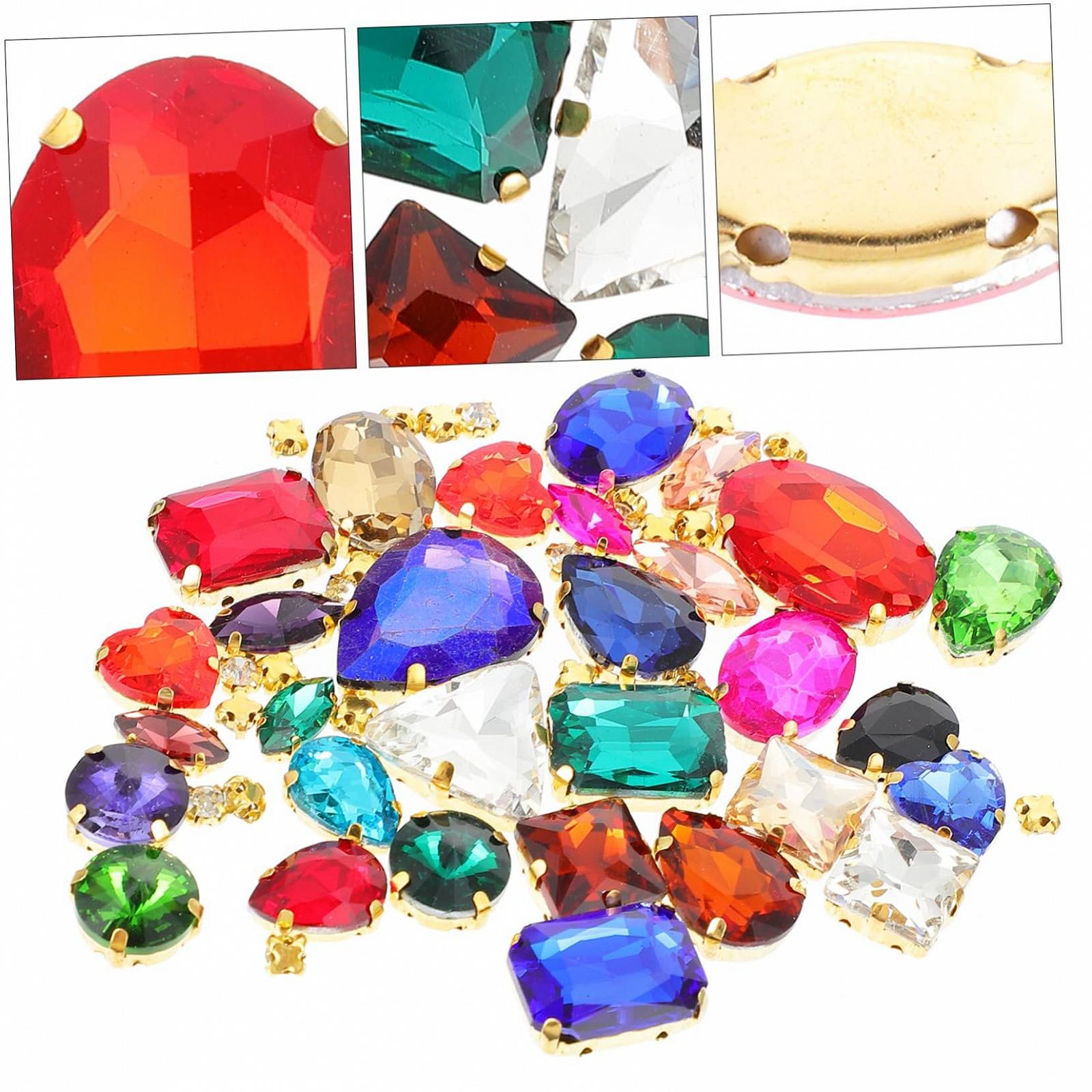 Стрази Скляні NUOBESTY Набір Різні форми, фото №4