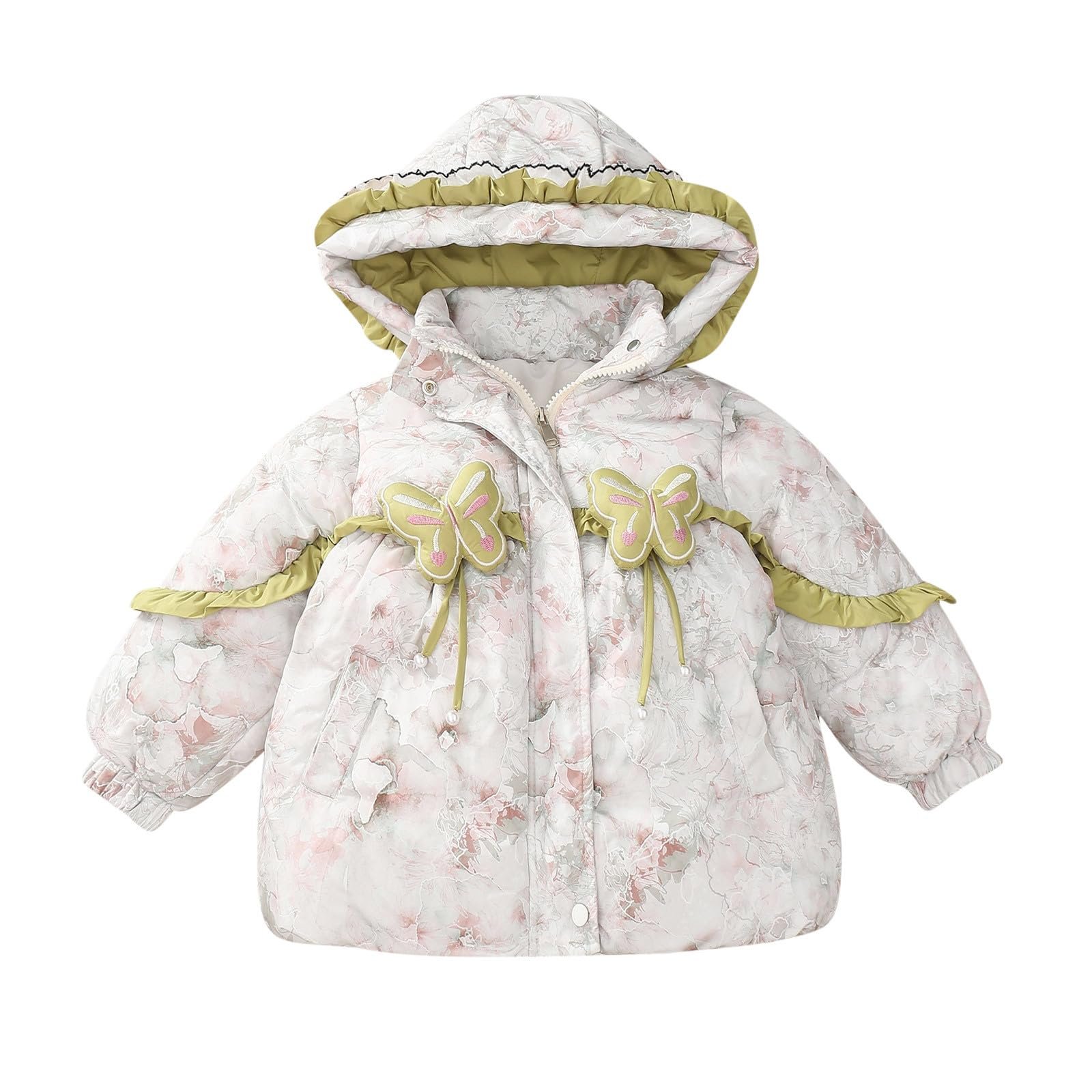 Пальто для дівчинки Утеплена бавовняна куртка, фото №1 Пальто для дівчинки Утеплена бавовняна куртка, фото №1