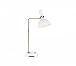 Настільна лампа Markslöjd Larry E27 60 W Біла - Фото 1