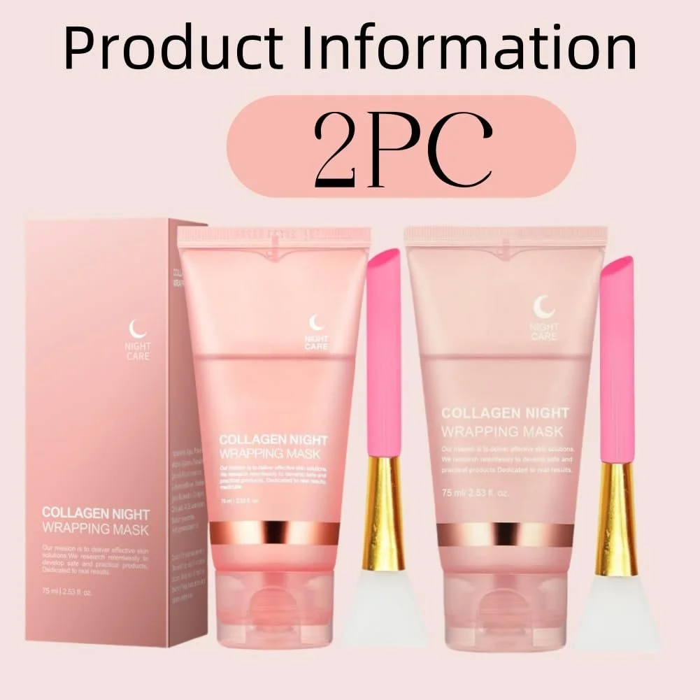 Маска Нічна Collagen, 2 шт, фото №7