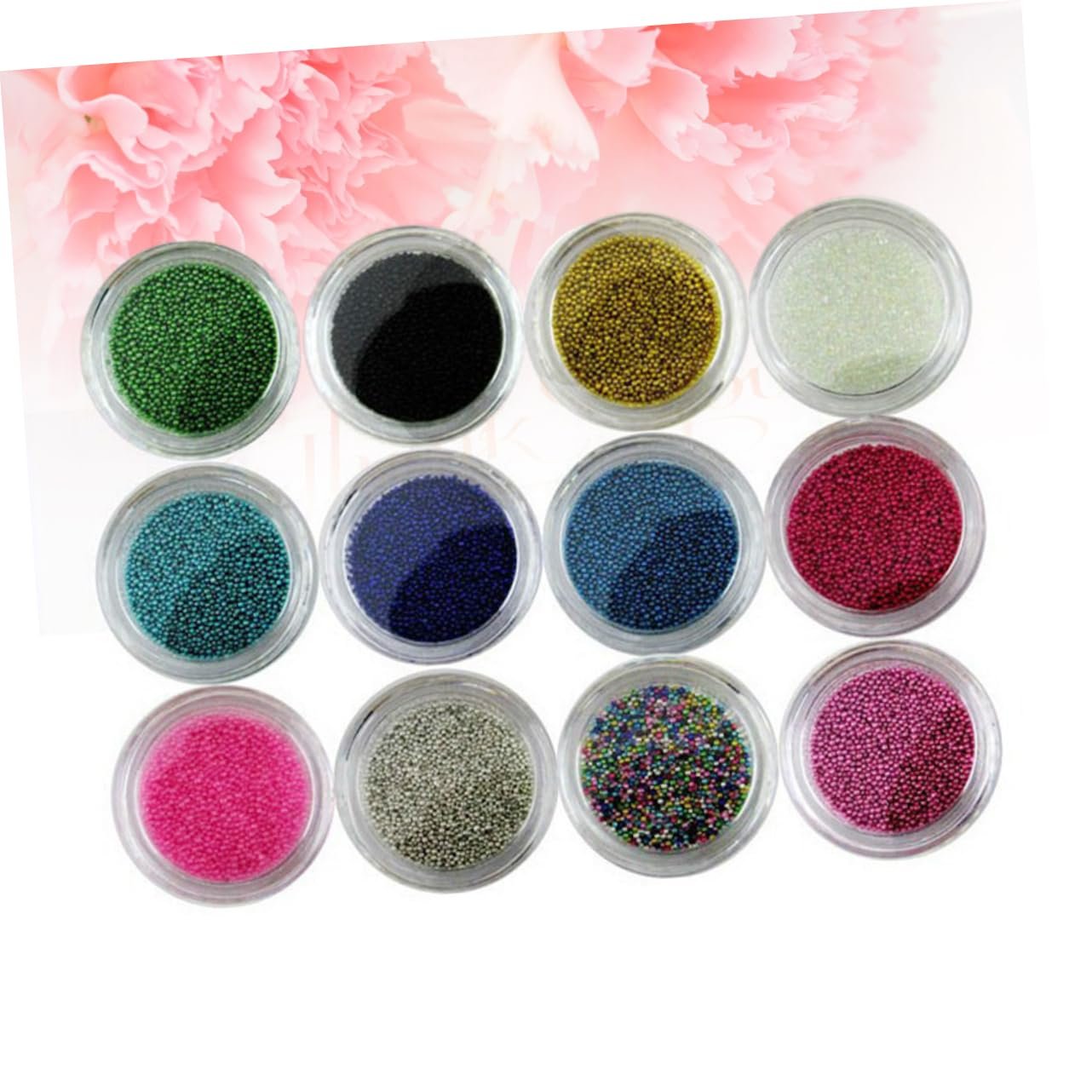 Ножницы FRCOLOR, 12 жемчужных шариков для ногтей, шарики для ногтей, мини-шарики для ногтей, разноцветные шарики для ногтей, икра, золотые и серебряные бусины, стальные шарики, фото №5