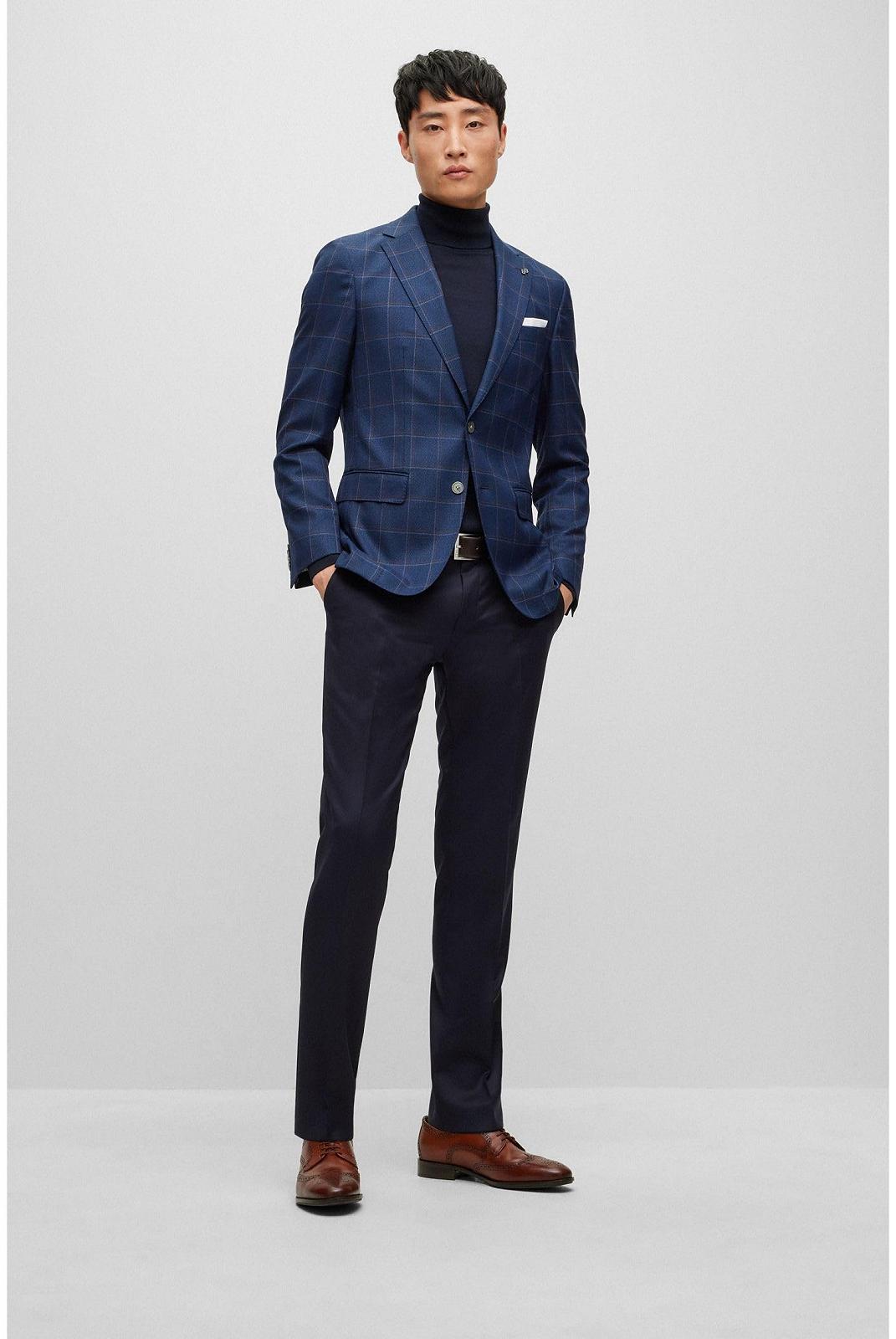 Туфли BOSS Colby Derb из кожи с деталями "Budapester", фото №3