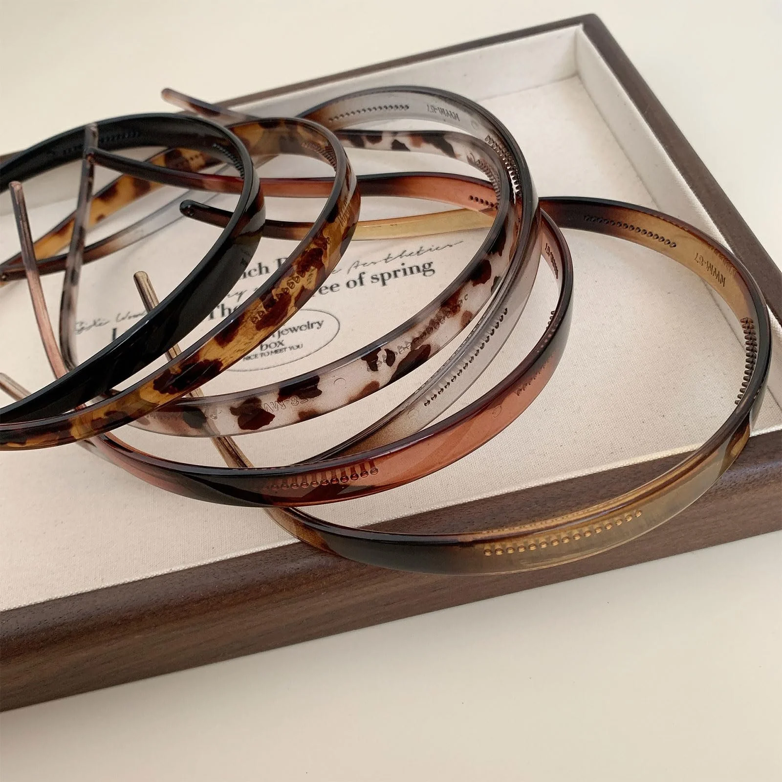 Набір з 6 широких обручів для волосся, фото №4