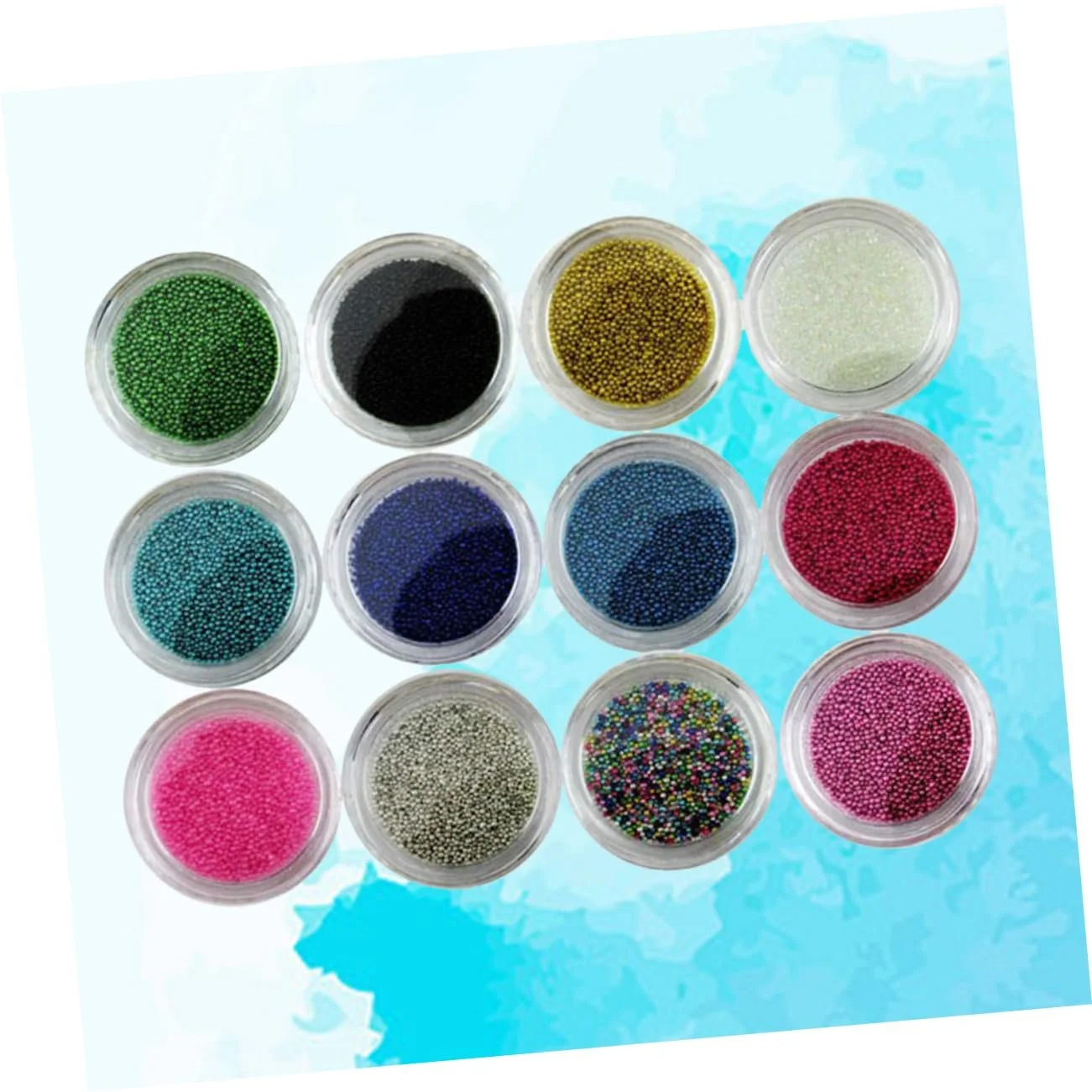 Ікра для нігтів minkissy кольорові, випадковий вибір кольорів, фото №5