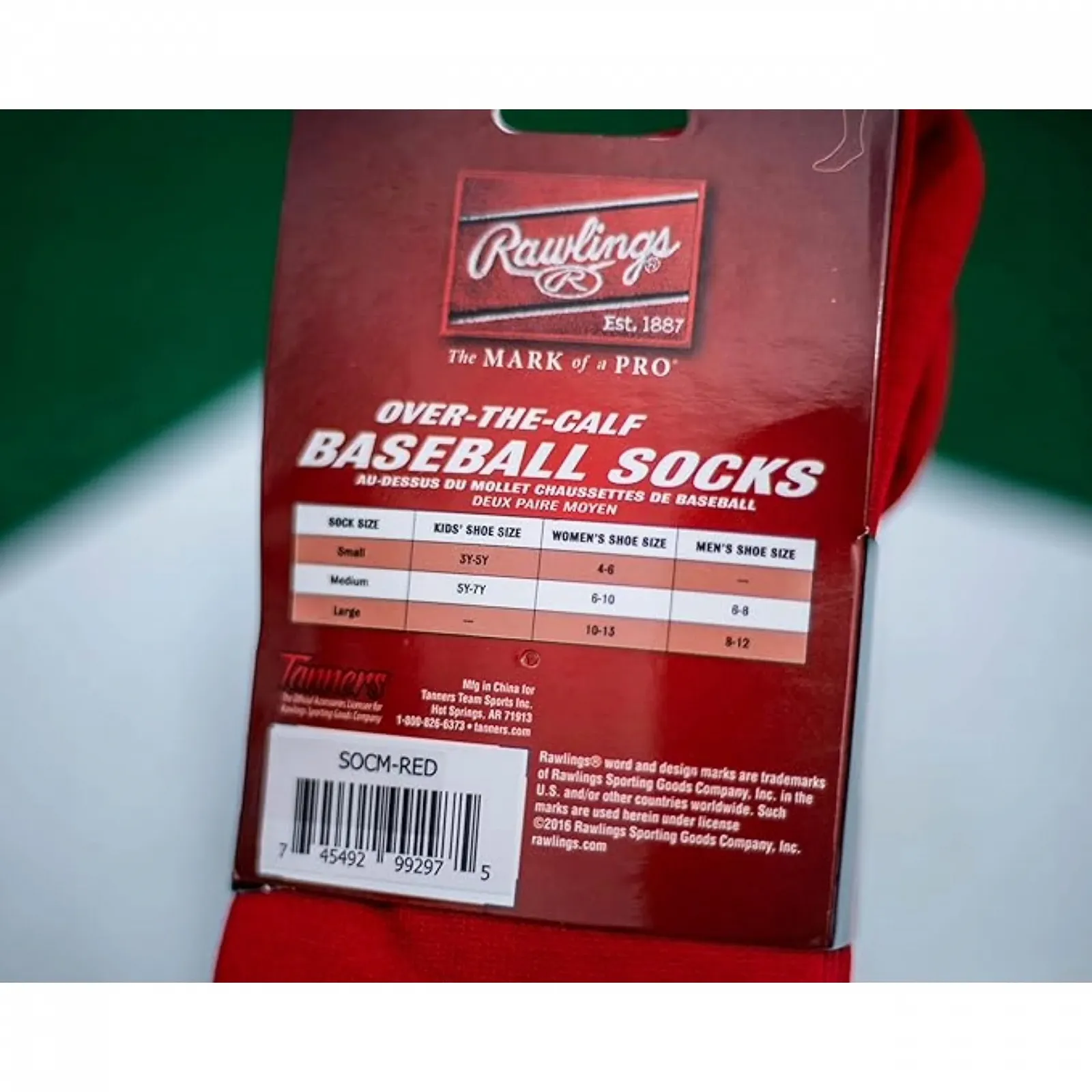 Бейсбольні шкарпетки Rawlings (2 пари), фото №6