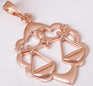 Жіноча підвіска - кулон: Терези - знак зодіаку synthetic.ua - Фото 1