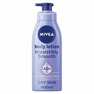 Лосьйон для тіла NIVEA Irresistibly Smooth Зволоження 72 години з гіалуроновою кислотою та олією ши 400 мл - Фото 1