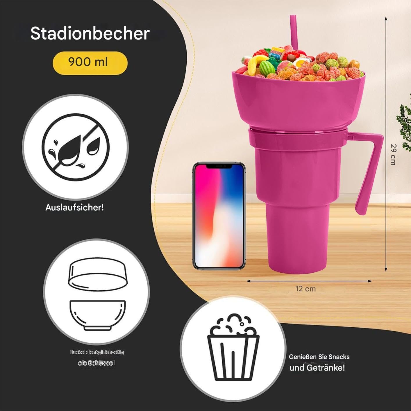 Контейнер для напоїв та снеків Дитячий, фото №5