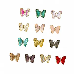 Украшения для ногтей Бабочки 13 шт. - Фото 1