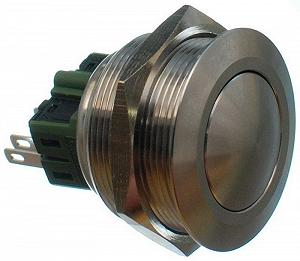 Кнопка антивандальна VJ Parts d32mm стрижка 28mm h34mm 4 контакту - Фото 1