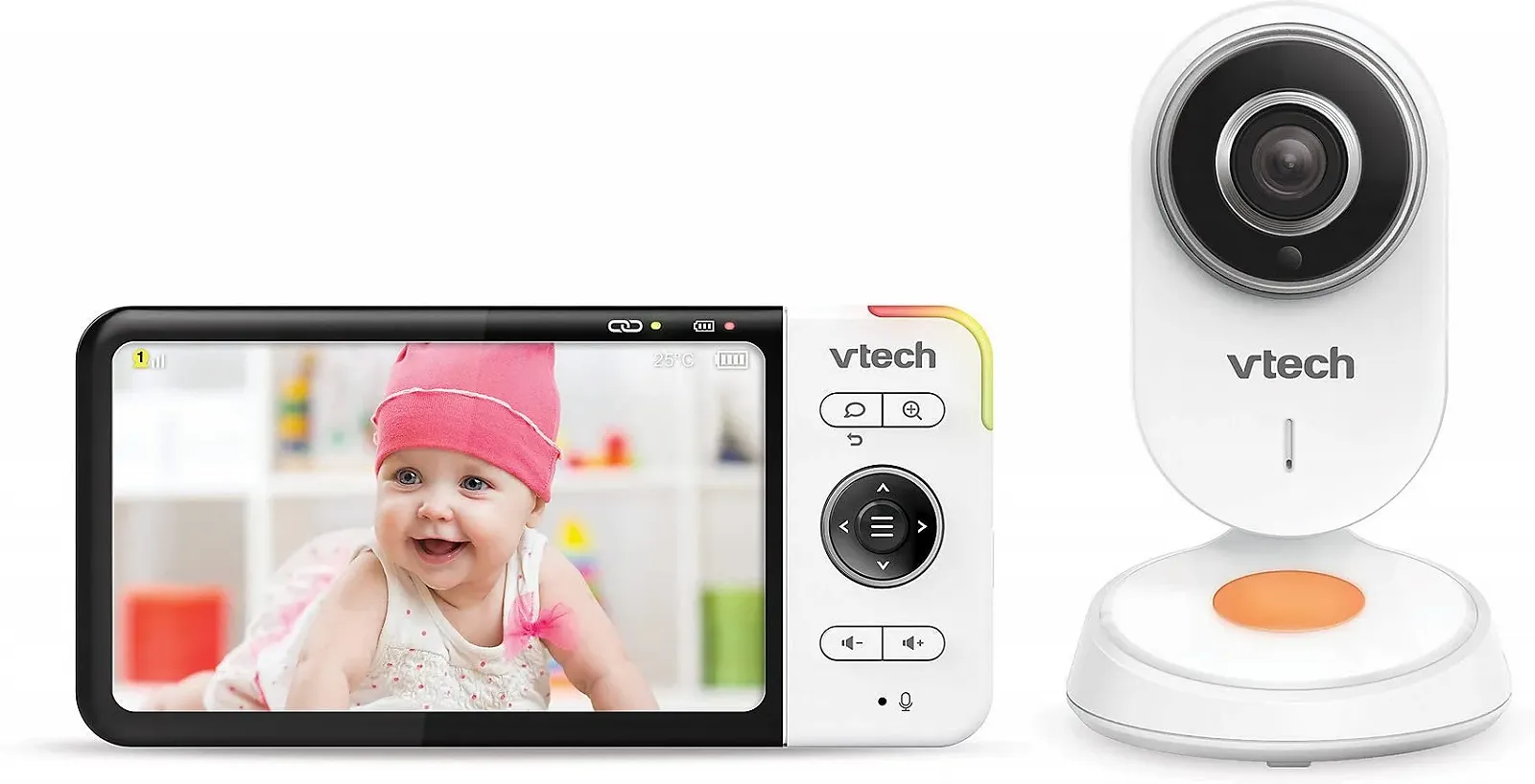 Відеоняня VTech VM818 HD 5" LCD ширококутна камера HD Video Night Vision, фото №5