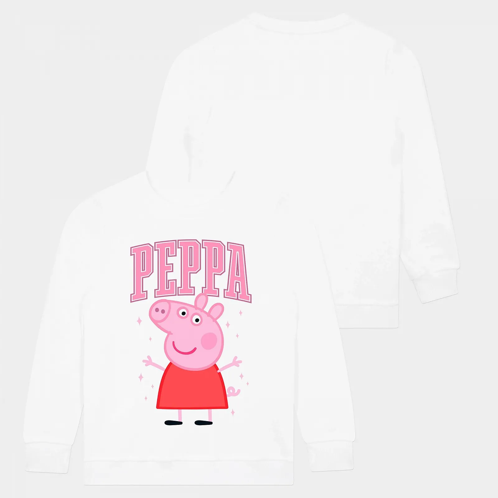 Peppa Pig Пуловер Дитячий Бавовняний світшот Peppa Pig для дівчат, фото №2