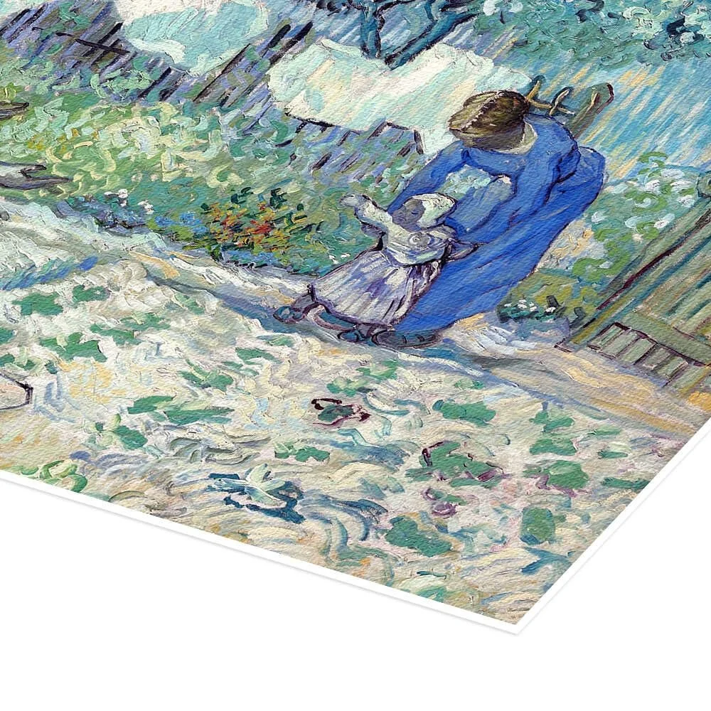 Постер Erste Schritte (nach Millet) Vincent van Gogh 80 x 60 см Синий, фото №3 Постер Erste Schritte (nach Millet) Vincent van Gogh 80 x 60 см Синий, фото №3