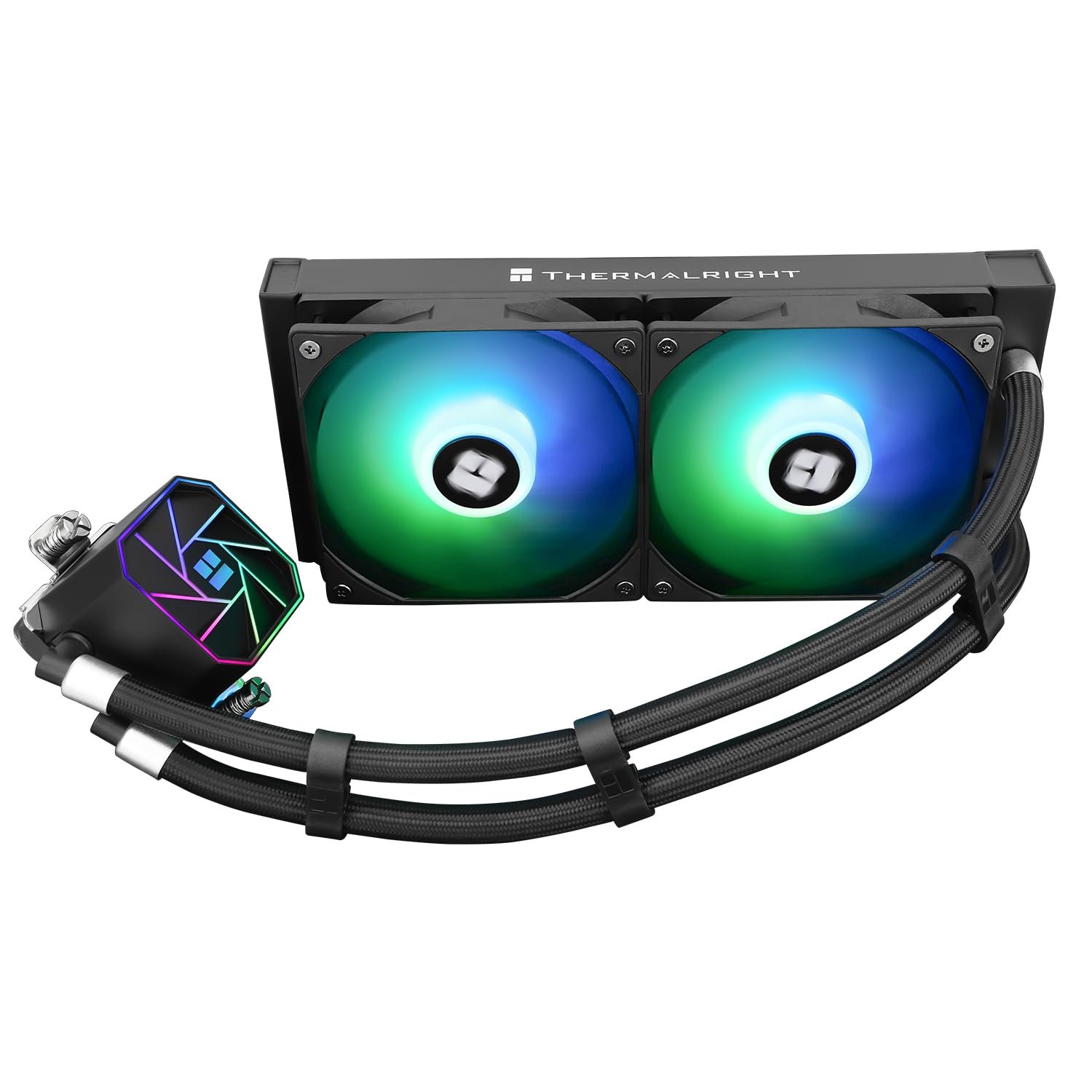Водяное охлаждение Thermalright Aqua Elite 240 Argb V3, 240 мм, Intel-amd, черный, фото №4