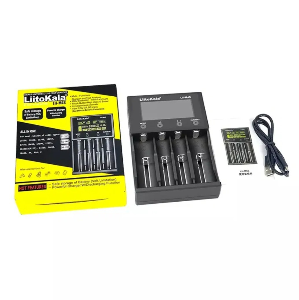 Зарядний пристрій Liitokala Lii-M4S c функцією power bank, фото №5 Зарядний пристрій Liitokala Lii-M4S c функцією power bank, фото №5