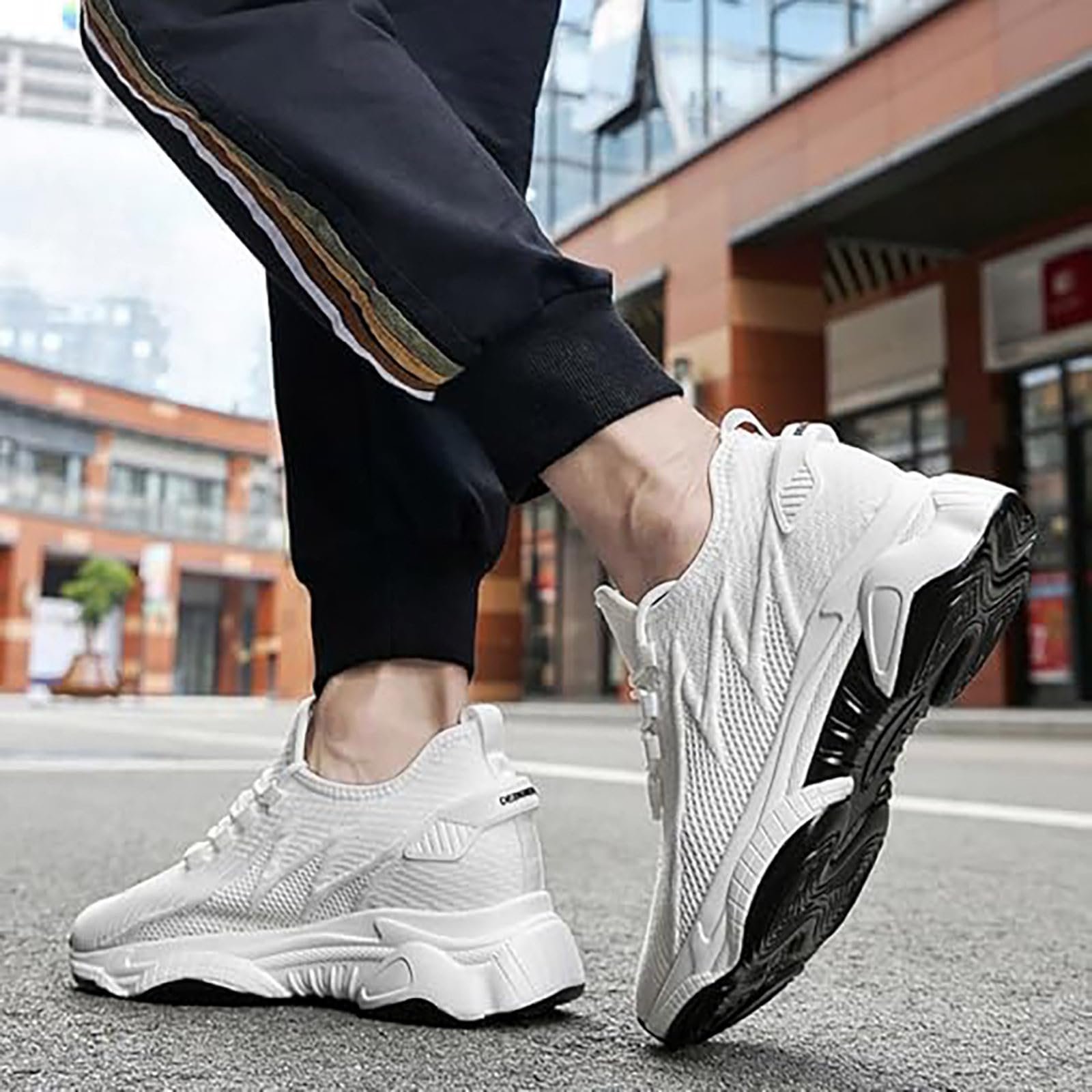 Кросівки DKLOVIFU Alpha Kicks SkyBoost Pro Чоловічі Кросівки на платформі для збільшення росту, фото №4 Кросівки DKLOVIFU Alpha Kicks SkyBoost Pro Чоловічі Кросівки на платформі для збільшення росту, фото №4