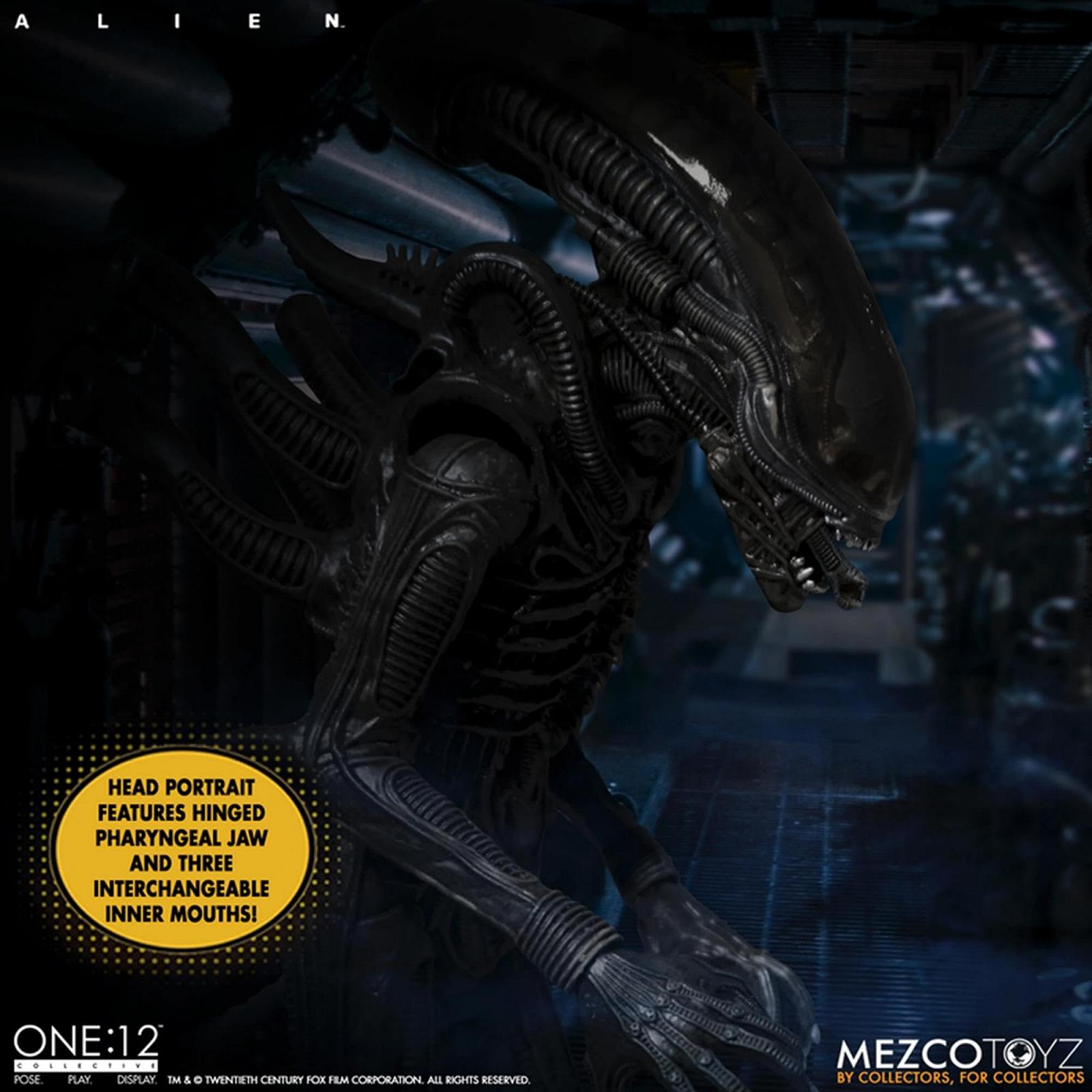 Фігурка Mezco Alien One:12 Collective Deluxe, різнокольорова, 100% пластик, фото №9