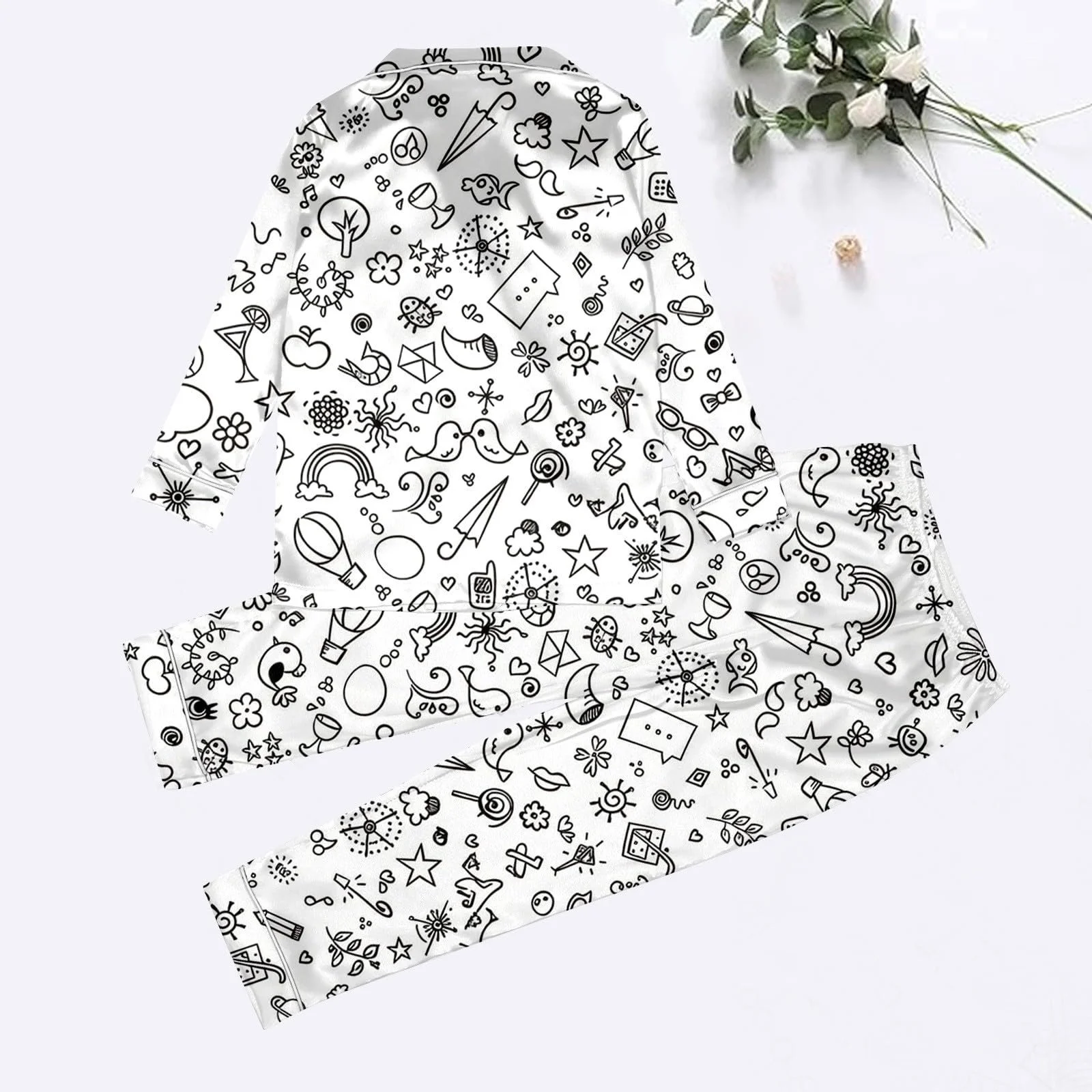 Дитяча піжама для розмальовування, комплект, фото №6