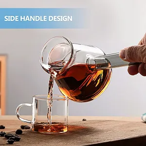 Турка HEMOTON Скляна для приготування турецької кави, чаю, підігріву молока. 420 мл synthetic.ua - Фото 1