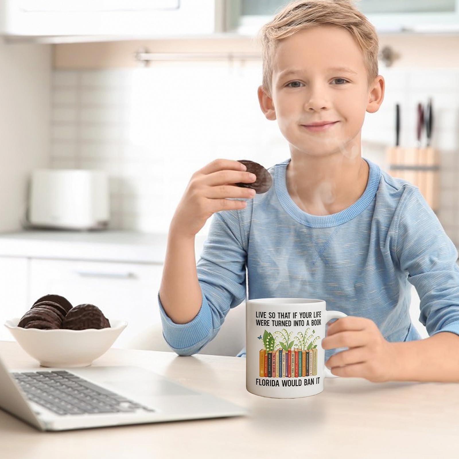 Дорожня Кружка для Кави Керамічна з Дизайном Книги та Надихаючим Текстом, фото №8