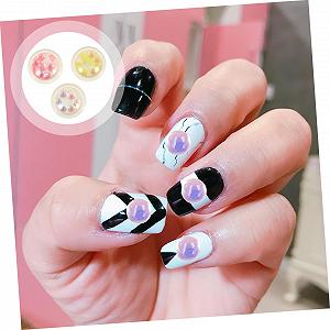 Прикраса для нігтів Healeved Фантазійні Різнокольорові Манікюрні Перлини synthetic.ua - Фото 1