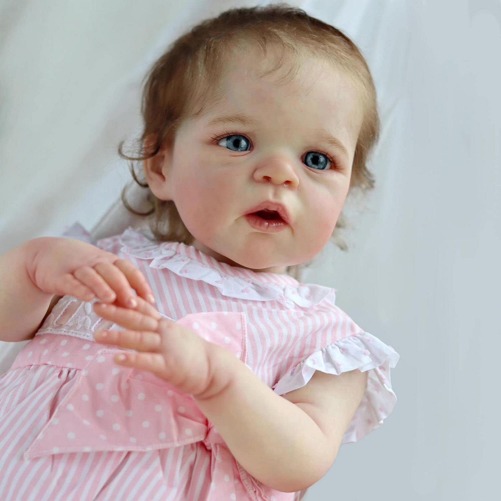 Лялька Zero pam Reborn Baby Girl Lifelike 60 см Силіконова лялька Як справжня дитина з реалістичними ляльками, фото №3