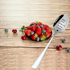 Ложка з нержавіючої сталі з гравіюванням synthetic.ua - Фото 1