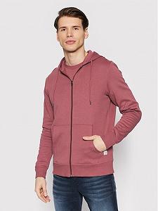 Світшот Jack&Jones JJEBASIC SWEAT ZIP HOOD NOOS 12181901 XXL Hawthorn Rose - Фото 1
