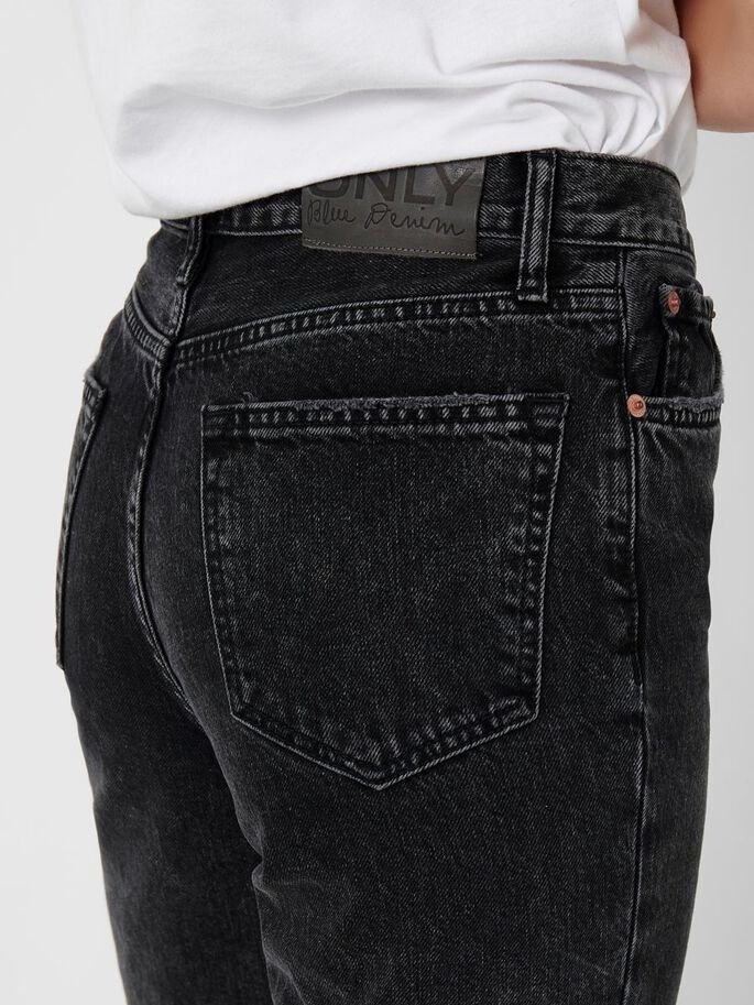 Джинсы ONLY LIFE HI RISE STRA ANK DNM JEANS 15209444 Чёрный S, фото №3