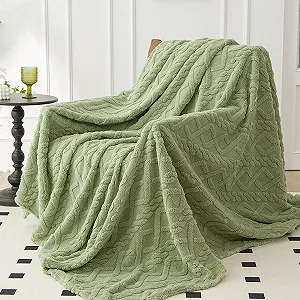 Одеяло Пушистое Мягкое Одеяло 150 x 200 см Matcha Green - Фото 1
