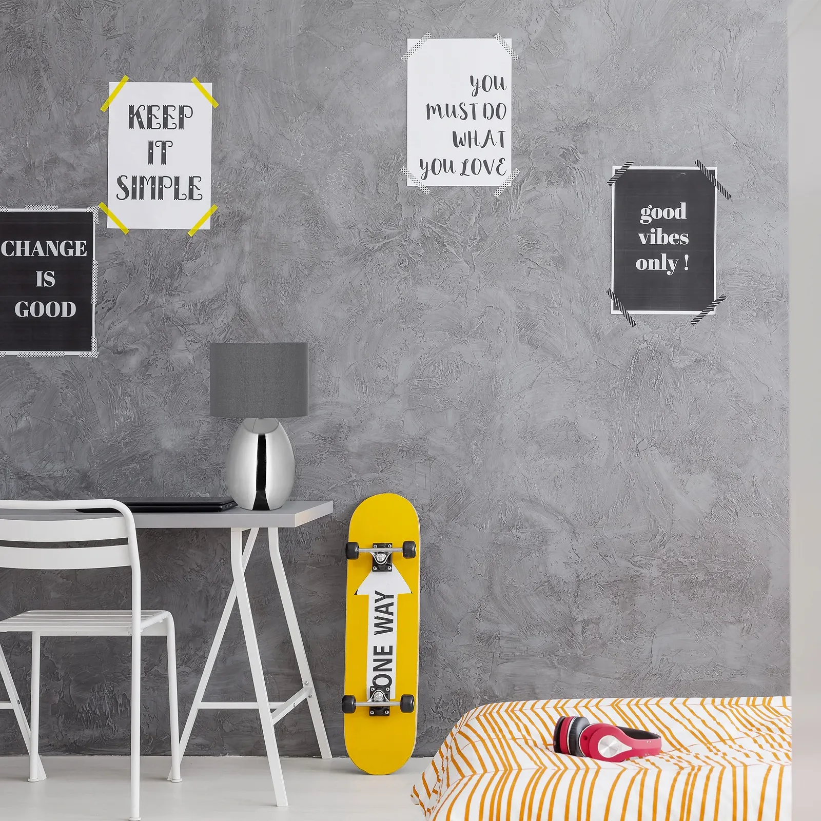 Настільна лампа Relaxdays сенсорна E14 34.5 x 18 см сріблясто-сіра, фото №3