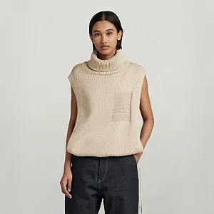 Жіночий светр G-Star RAW Knitted Top Open Side Turtle Neck - XL - Фото 1
