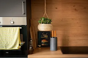 Підвісний квітковий горщик Decorasian 25 см Плетений з морської трави synthetic.ua - Фото 1