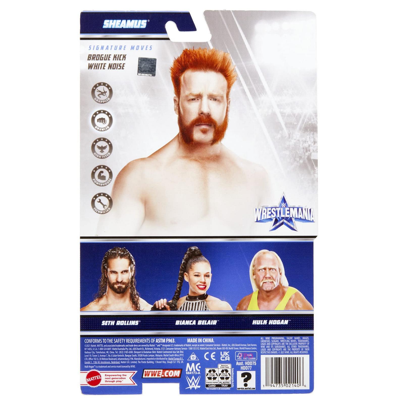 Фігурка WWE WrestleMania Sheamus, рухома, 15 см, фото №6