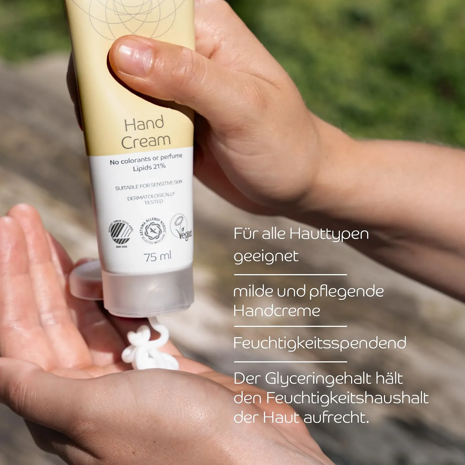 Крем для рук ABENA 75 мл, Швидкопоглинаючий та живильний догляд для рук, фото №4