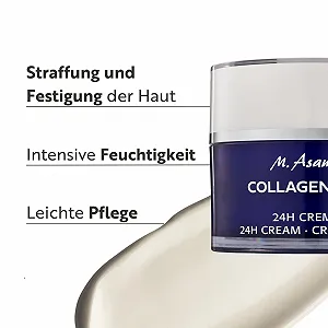 Крем для обличчя M. Asam Collagen Lift 24h зволожувальний веганський з рослинним колагеном та олією ши 50 мл synthetic.ua - Фото 1