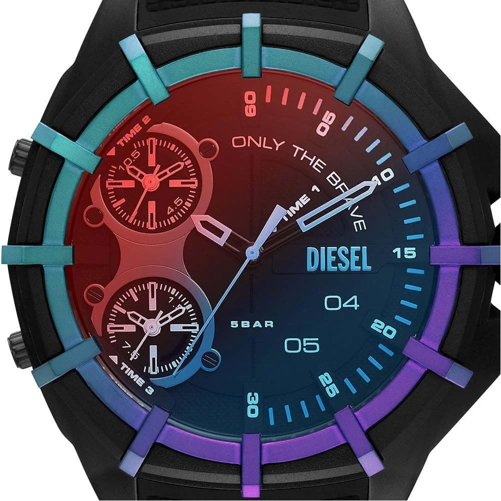 Годинник DIESEL Framed Чоловічий, кварцовий хронограф з трьома стрілками, з силіконовим, фото №5 Годинник DIESEL Framed Чоловічий, кварцовий хронограф з трьома стрілками, з силіконовим, фото №5