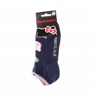 Шкарпетки HELLO KITTY   TETE DE HK + COEUR + HK Синій 35 - 41 synthetic.ua - Фото 1