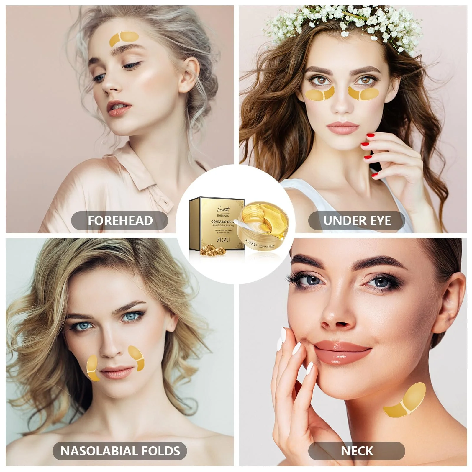 Патчі для очей 60 шт. З гіалуроновою кислотою, фото №7