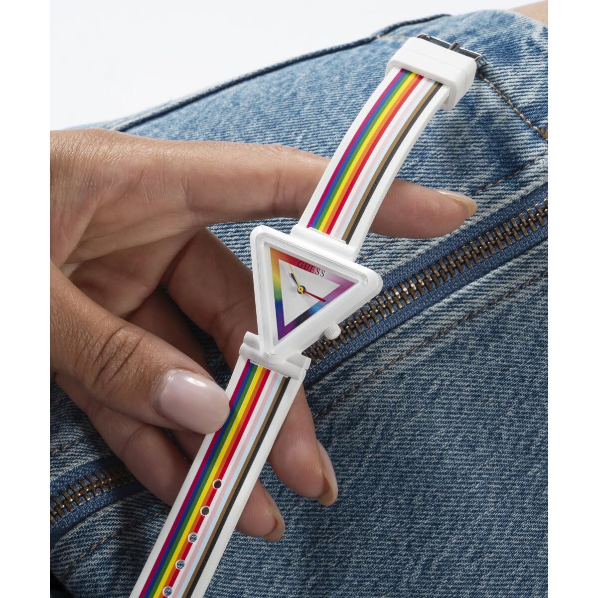 Годинник Аналоговий Guess Silikon-Regenbogen, фото №6