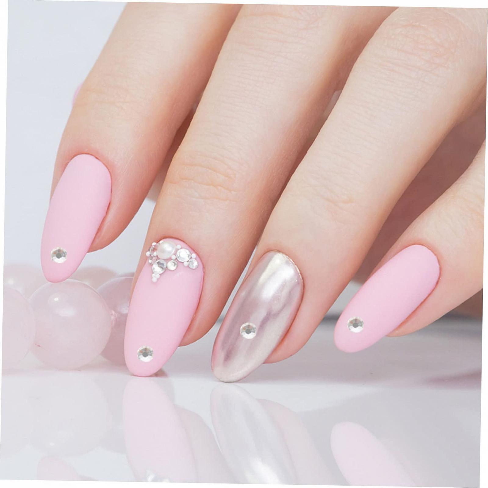 Набір для нігтів FRCOLOR 2 коробки блискучих стразів декоративні підвіски для домашнього використання, фото №6