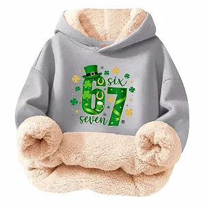 Толстовка 67 Prints для мальчиков, Подростковый теплый джемпер, Флисовая куртка, Флисовый джемпер для девочек - Фото 1