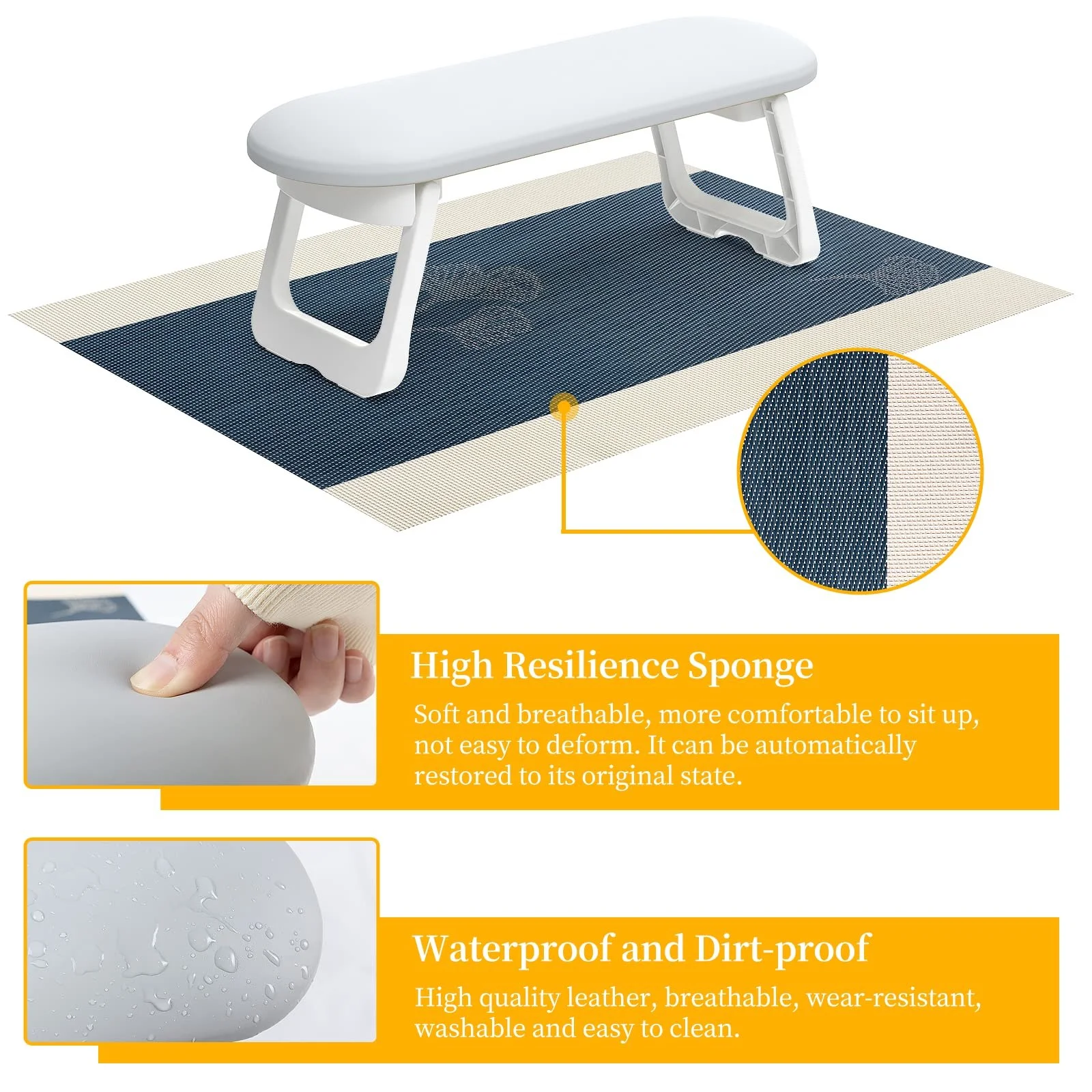 Подставка для рук lifcasual для маникюра, кожаная, фото №4 Подставка для рук lifcasual для маникюра, кожаная, фото №4