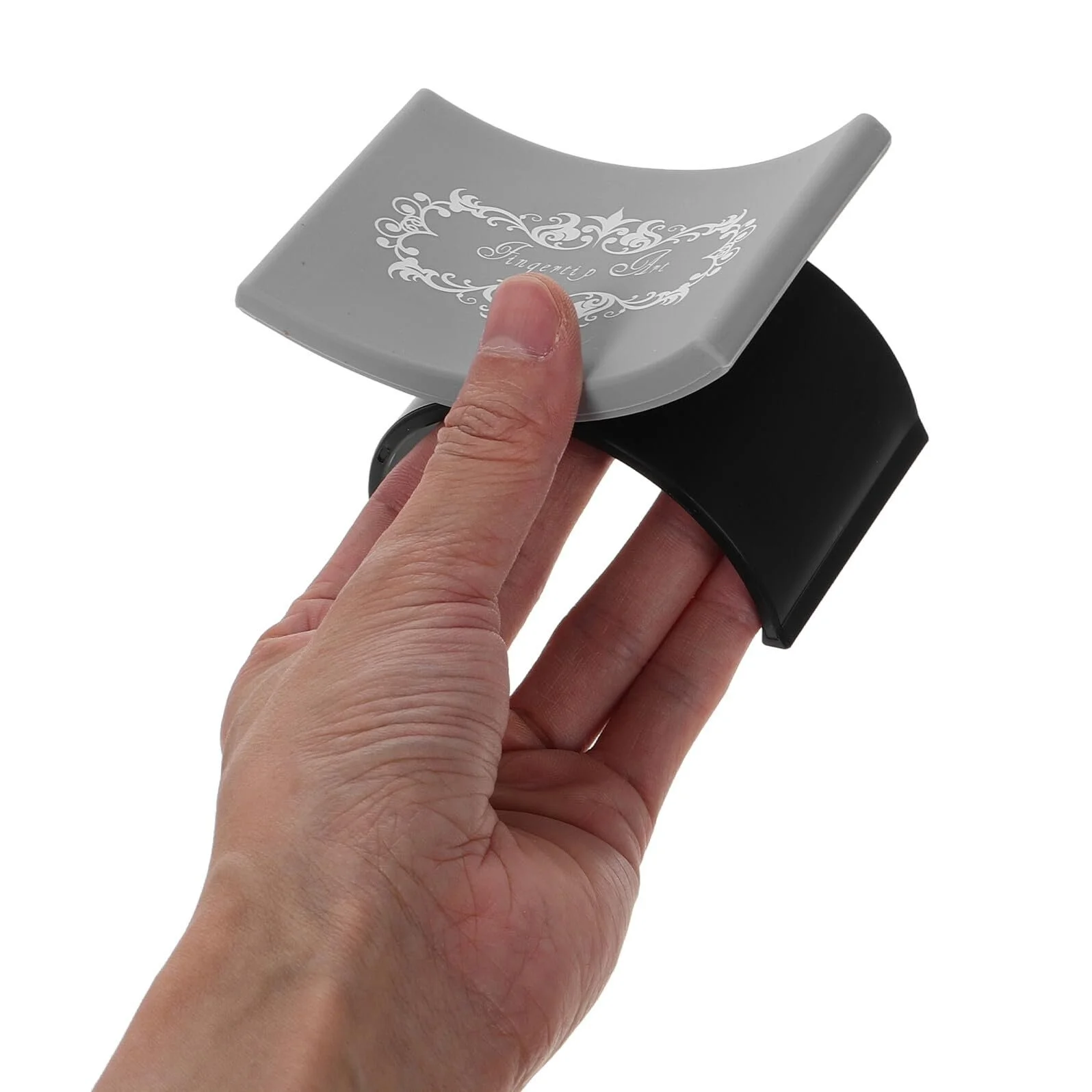 Підставка для рук U-подібна VALICLUD 2 шт. для манікюру, ергономічна, легка, портативна, чорна, фото №4 Підставка для рук U-подібна VALICLUD 2 шт. для манікюру, ергономічна, легка, портативна, чорна, фото №4